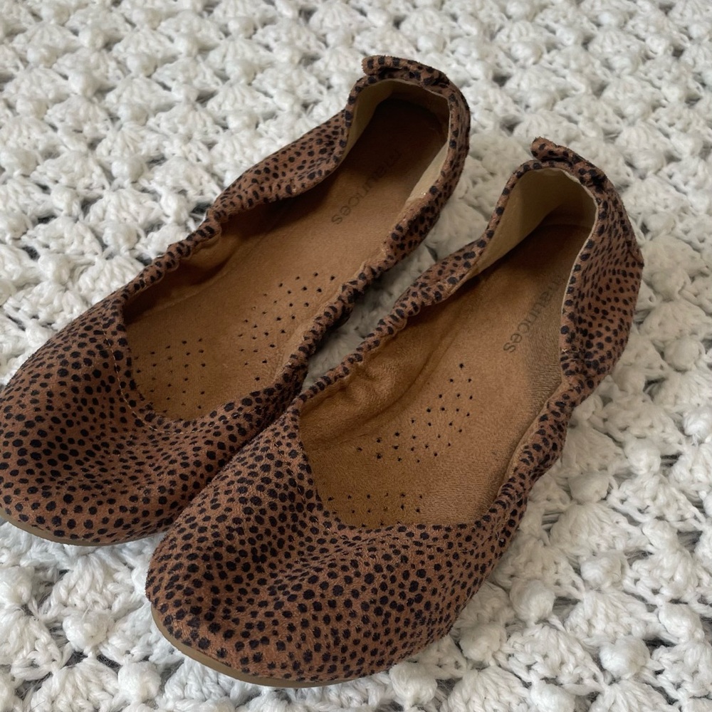Maurices Women’s Size 8.5 Leopard Print Ballet Shoes
